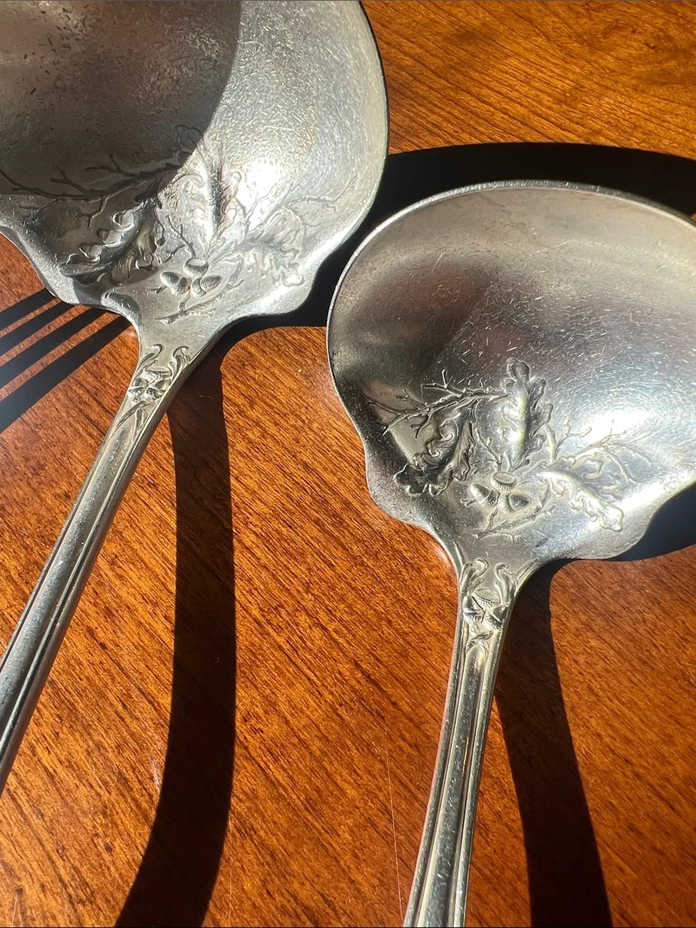 An Antique 1906 Charter Oak Silver-Plated Serving Set by 1847 Rogers Bros.